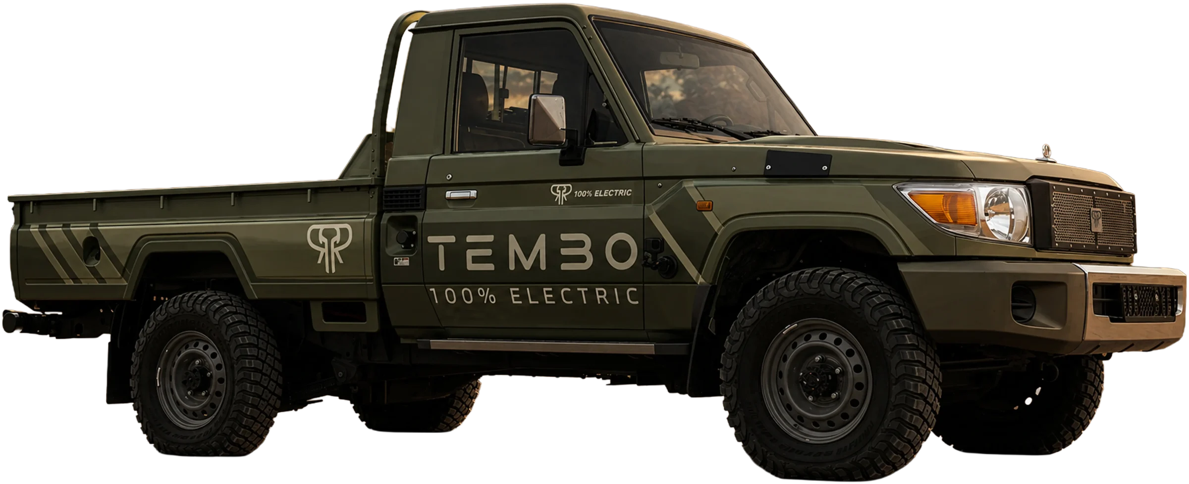 Tembo EUV electric conversion of a single-cab utility vehicle